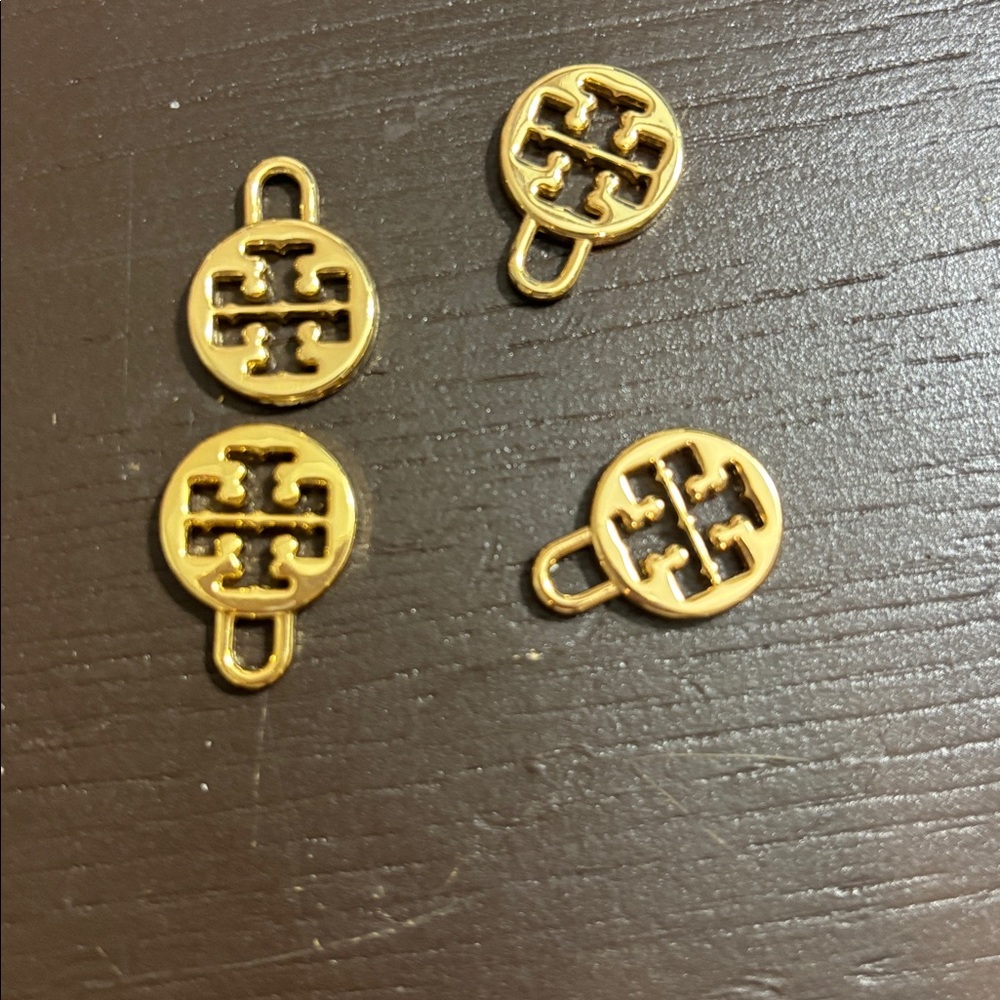 Tory Burch gold charms